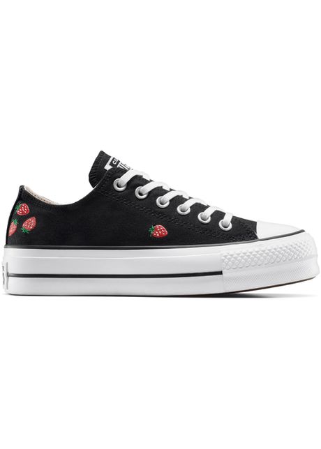 Tenisi unisex Converse Chuck Taylor All Star Lift Platform Embroidered Strawberries A14935C