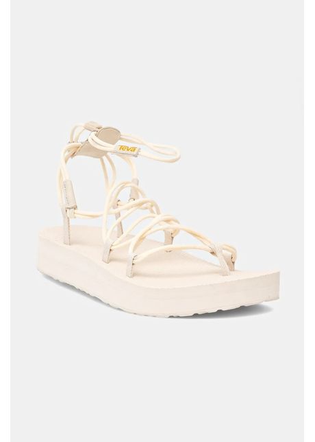Teva sandale midform infinity culoarea bej cu platforma 1127890