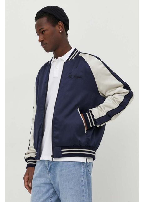 The kooples geaca bomber barbati culoarea albastru marin de tranzitie