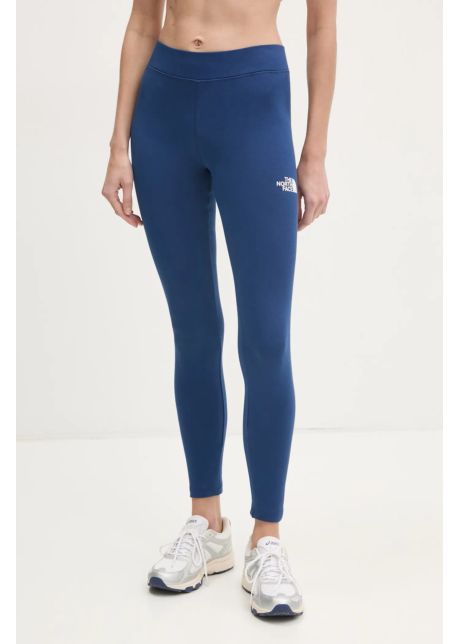 The north face colanti simple dome femei culoarea albastru marin neted nf0a8c1xd1r1