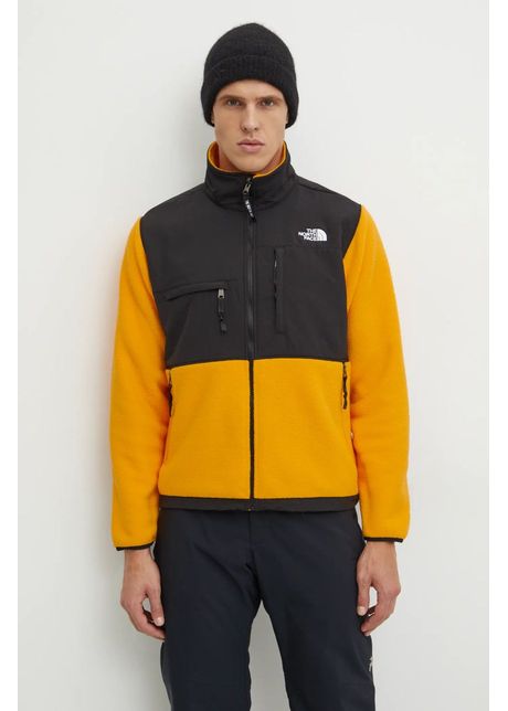 The north face geaca retro denali barbati culoarea galben de tranzitie nf0a88xhzu31
