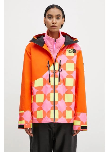 The north face geaca tnf x yinka ilori culoarea portocaliu de tranzitie nf0a89u97ei1