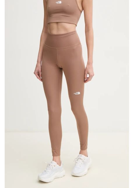 The north face leggins sport flex femei culoarea maro neted nf0a8bry6ih1