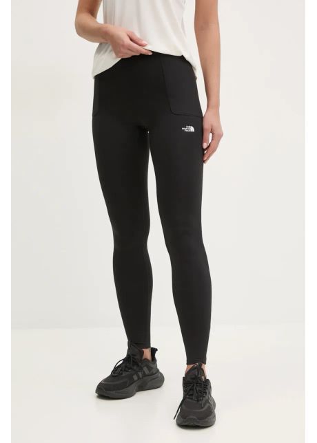 The north face leggins sport refina femei culoarea negru neted nf0a8918jk31