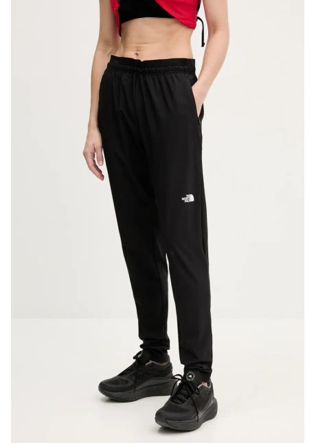 The north face pantaloni sport flex femei culoarea negru neted nf0a8bf1jk31