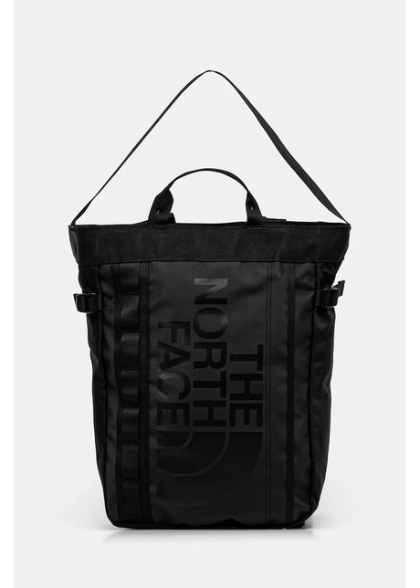The north face rucsac base camp tote pack culoarea negru mare cu imprimeu nf0a8bk7kx71