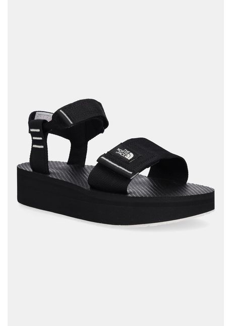 The North Face sandale Skeena Platform femei, culoarea negru, cu platforma, NF0A8AE7VOR1