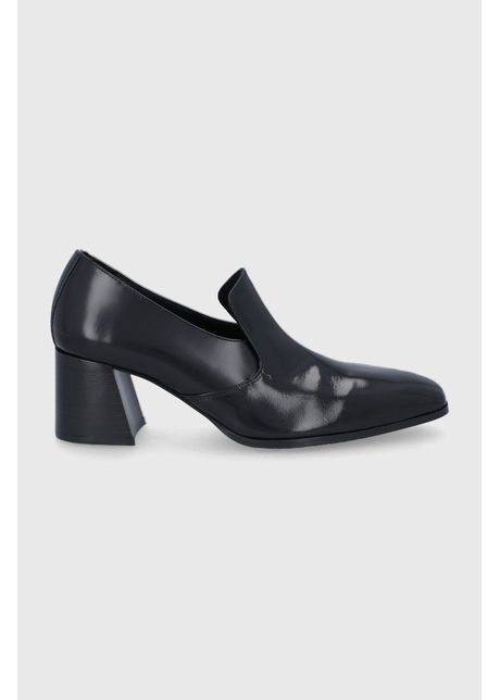 Tiger of sweden pantofi de piele culoarea negru cu toc drept
