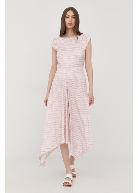Tiger of sweden rochie culoarea roz midi evazat