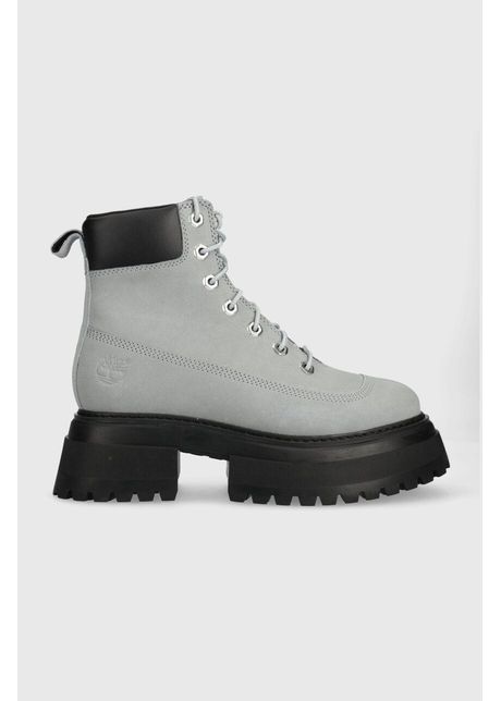 Timberland bocanci timberland sky 6in laceup femei culoarea gri cu platforma izolare usoara tb0a42awea31