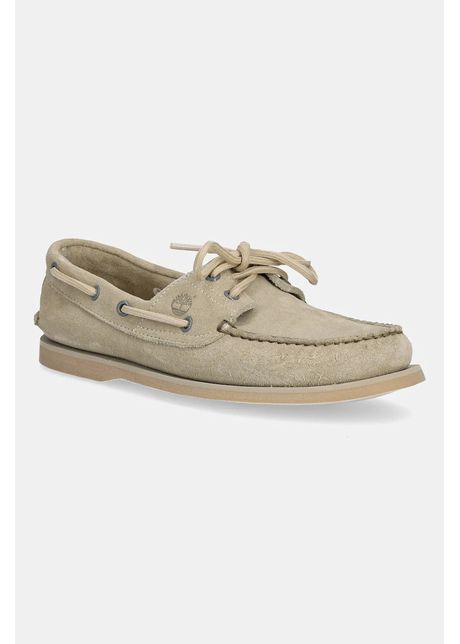 Timberland mocasini din piele ntoars classic boat culoarea verde tb0a4187evv1