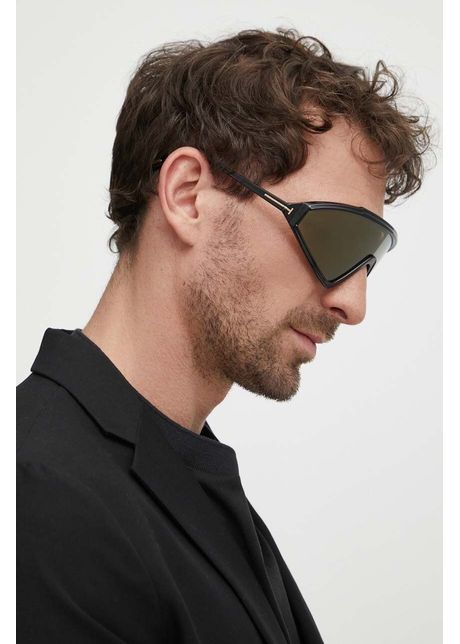Tom ford ochelari de soare barbati culoarea negru ft1121 0001g