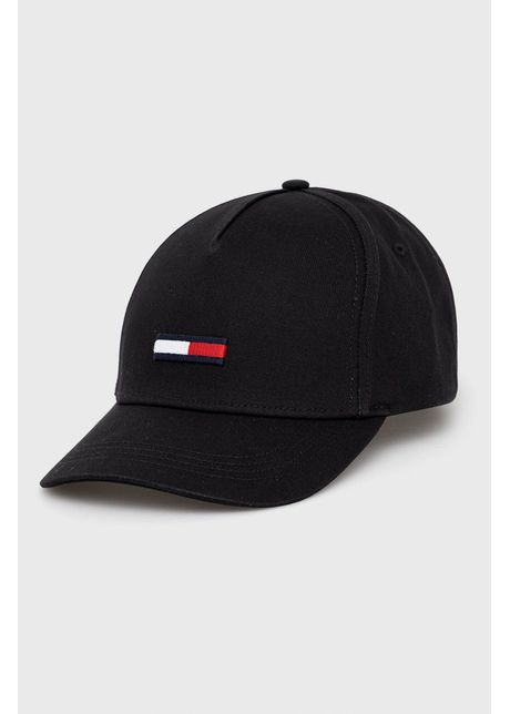 Tommy jeans apc culoarea negru material neted