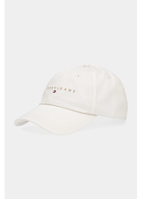 Tommy jeans apc de baseball din bumbac 0 culoarea maro cu imprimeu am0am12958