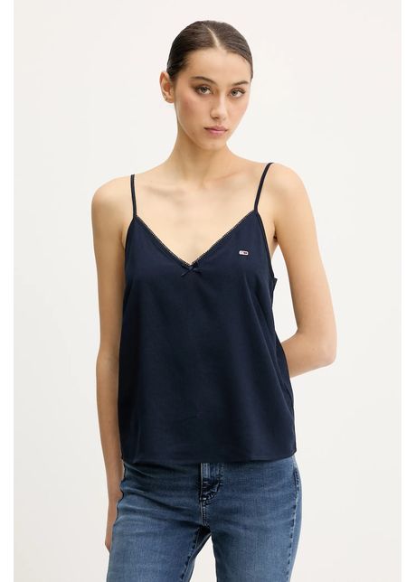 Tommy jeans bluz femei culoarea bleumarin uni dw0dw20604