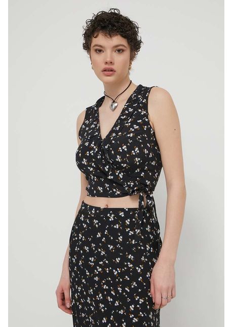 Tommy jeans bluza femei culoarea negru modelator