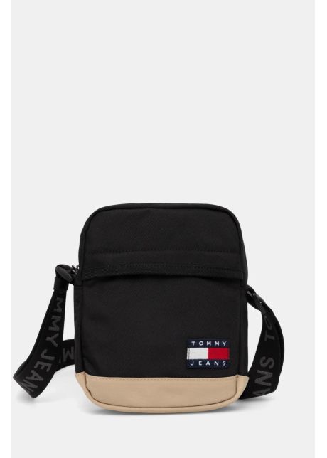 Tommy jeans borset culoarea negru am0am13265