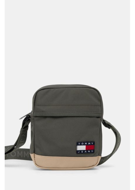 Tommy jeans borset culoarea verde am0am13265