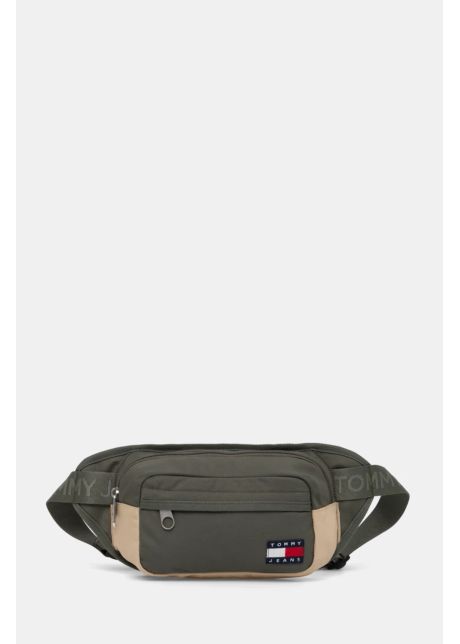 Tommy jeans borset culoarea verde am0am13267
