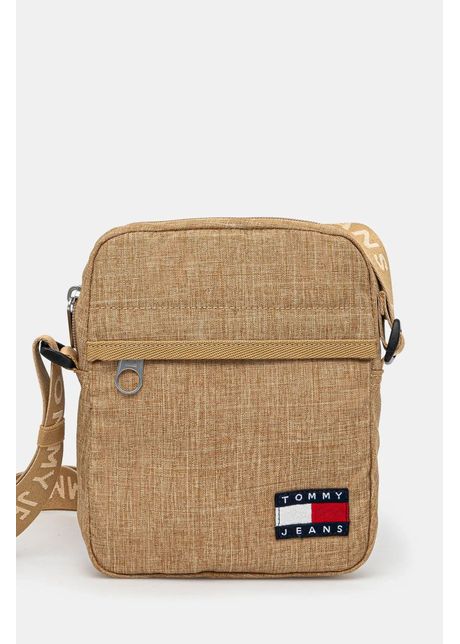 Tommy jeans borseta culoarea bej am0am12900