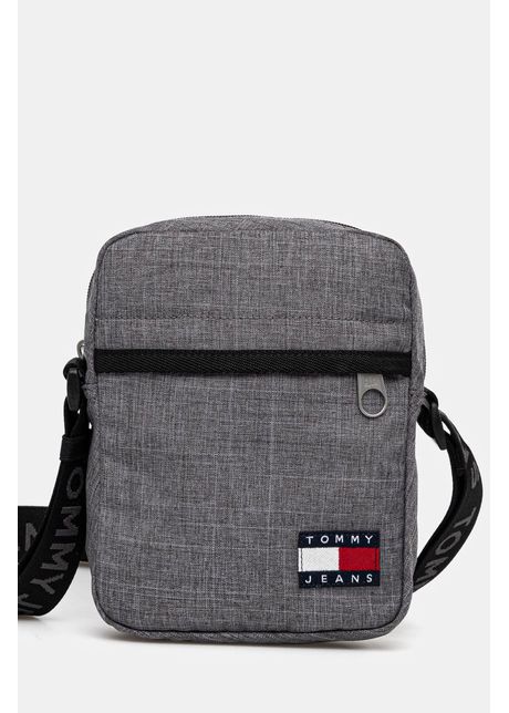 Tommy jeans borseta culoarea gri am0am12900