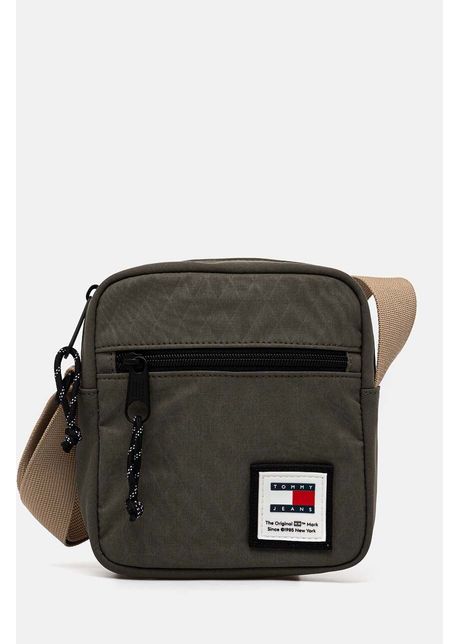 Tommy jeans borseta culoarea verde am0am12672