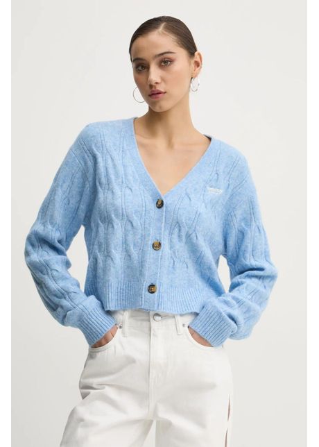Tommy jeans cardigan din amestec de l n dw0dw20447