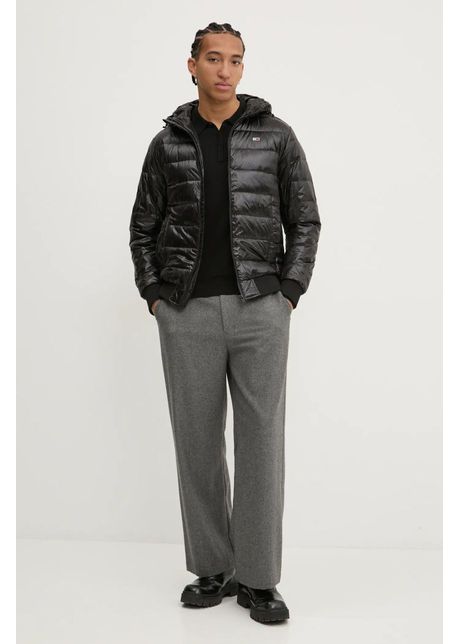 Tommy jeans geac de puf b rba i culoarea negru de tranzi ie dm0dm20659
