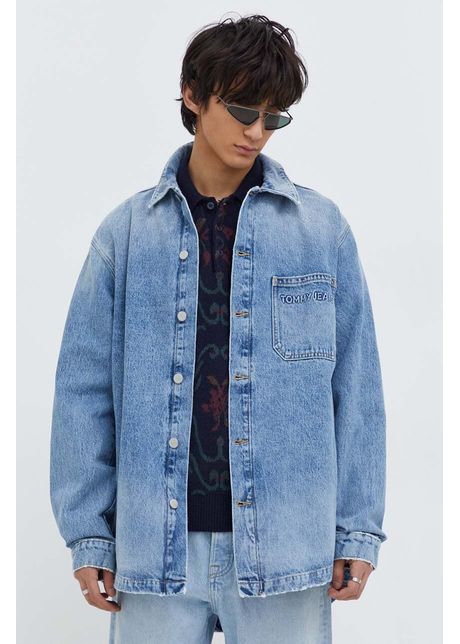 Tommy jeans geac din denim b rba i de tranzi ie dm0dm18262