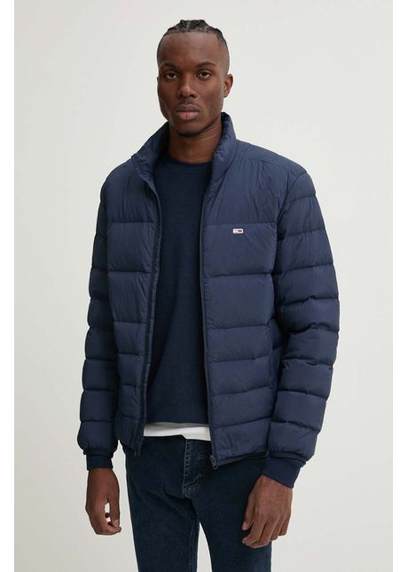 Tommy jeans geaca de puf barbati culoarea albastru marin de tranzitie dm0dm20686