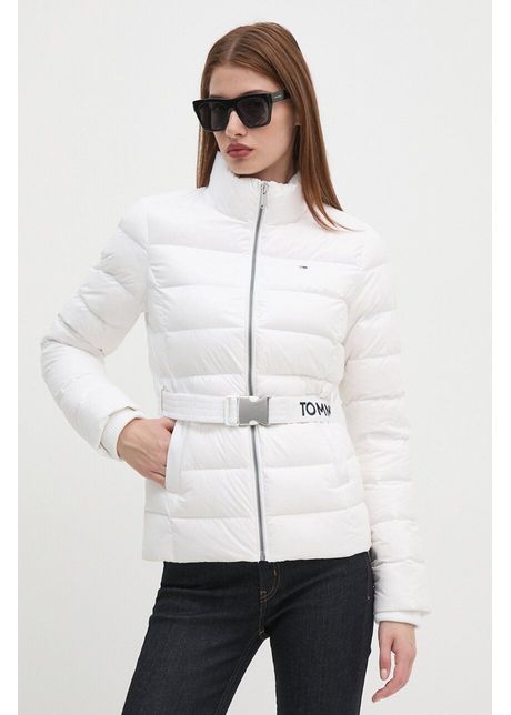 Tommy jeans geaca de puf femei culoarea alb de iarna dw0dw18826