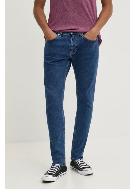 Tommy jeans jeans barbati culoarea albastru marin dm0dm20400