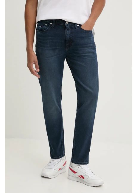Tommy jeans jeans barbati culoarea albastru marin dm0dm20402