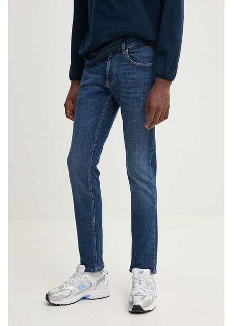 Tommy jeans jeansi barbati culoarea albastru marin dm0dm20187