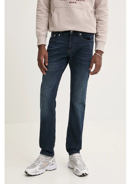 Tommy jeans jeansi barbati culoarea albastru marin dm0dm20386