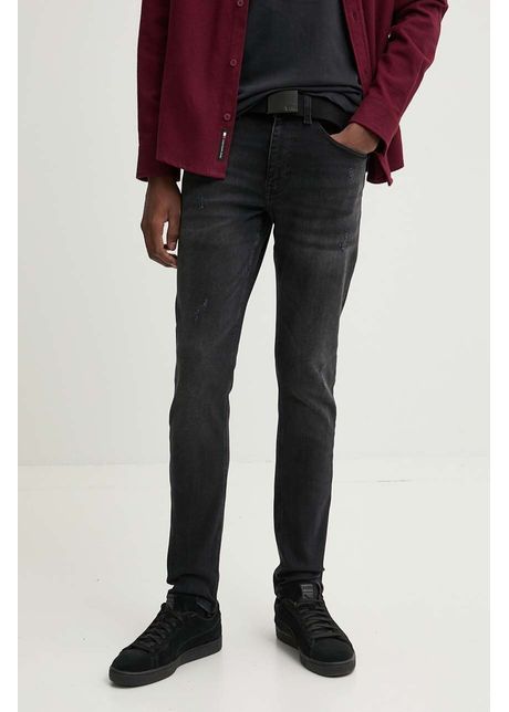 Tommy jeans jeansi barbati culoarea negru dm0dm20398