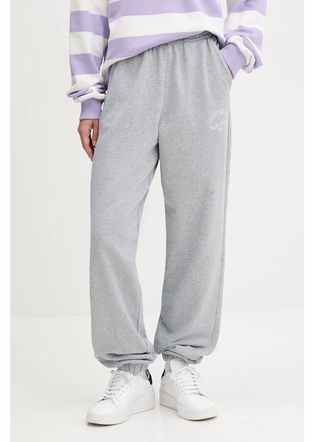 Tommy Jeans pantaloni de trening culoarea gri, melanj, DW0DW20994