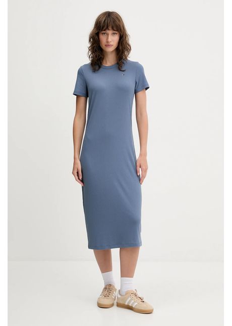 Tommy Jeans rochie midi, evazată, DW0DW19721
