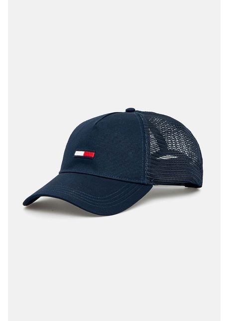 Tommy jeans sapca culoarea albastru marin cu imprimeu am0am11694