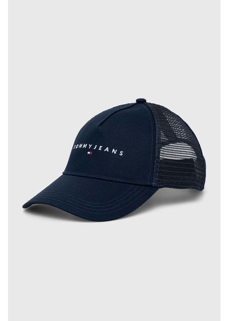 Tommy jeans sapca culoarea albastru marin cu imprimeu am0am12424