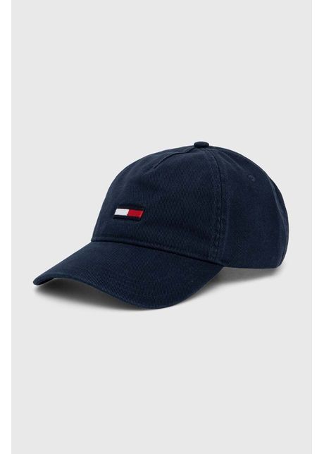 Tommy jeans sapca culoarea albastru marin cu imprimeu am0am12427