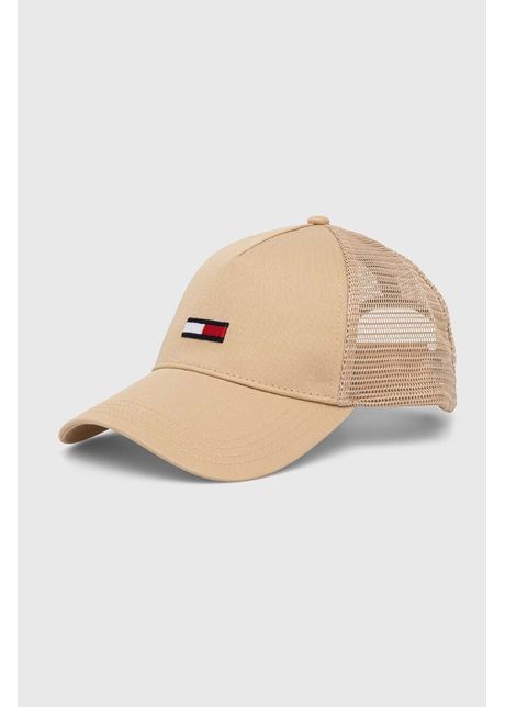 Tommy jeans sapca culoarea bej cu imprimeu am0am12425