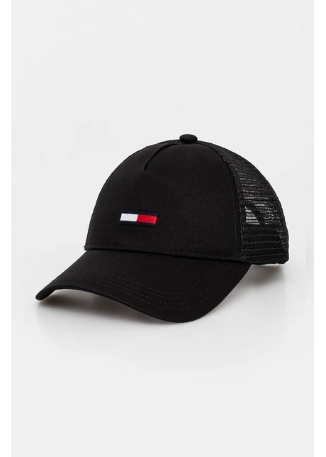Tommy jeans sapca culoarea negru cu imprimeu am0am12425