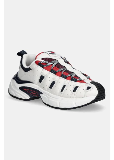 Tommy jeans sneakers archive 95 femei culoarea alb en0en02814