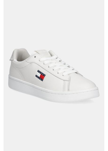 Tommy jeans sneakers din piele archive 98 culoarea alb en0en02815