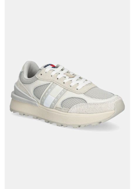 Tommy jeans sneakers tech runner culoarea bej en0en02743