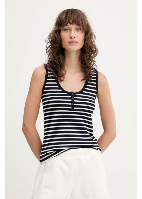 Tommy Jeans top culoarea gri, DW0DW20898