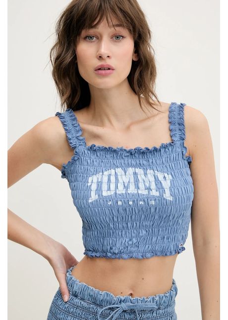 Tommy jeans top din bumbac dw0dw20240