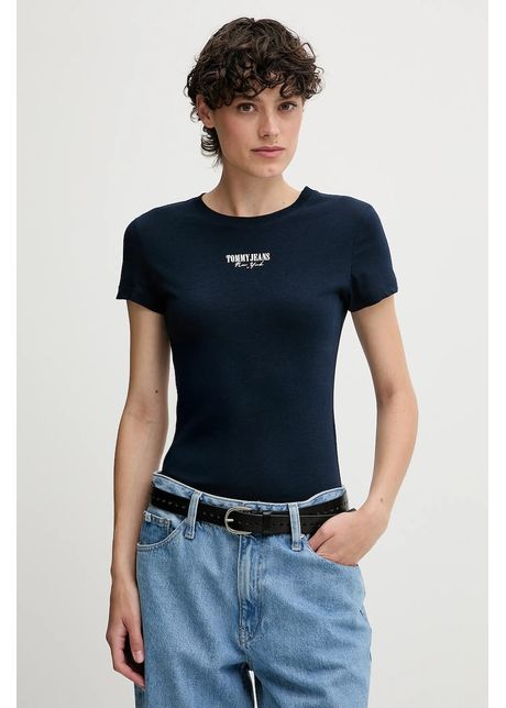 Tommy jeans tricou culoarea bleumarin dw0dw20913