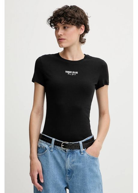 Tommy jeans tricou culoarea negru dw0dw20913